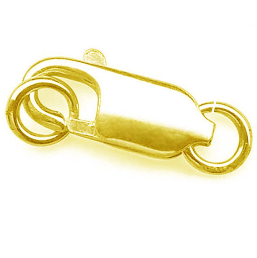 Polished Gold Lobster Claw Necklace - J. Cathell