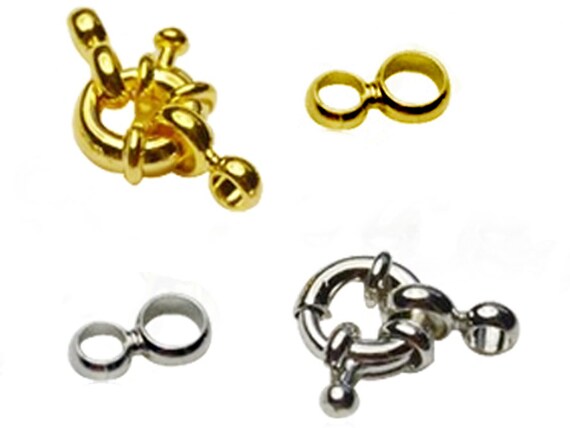 Moonlight Clasp for Single Row Necklace or Bracelet With 18K White