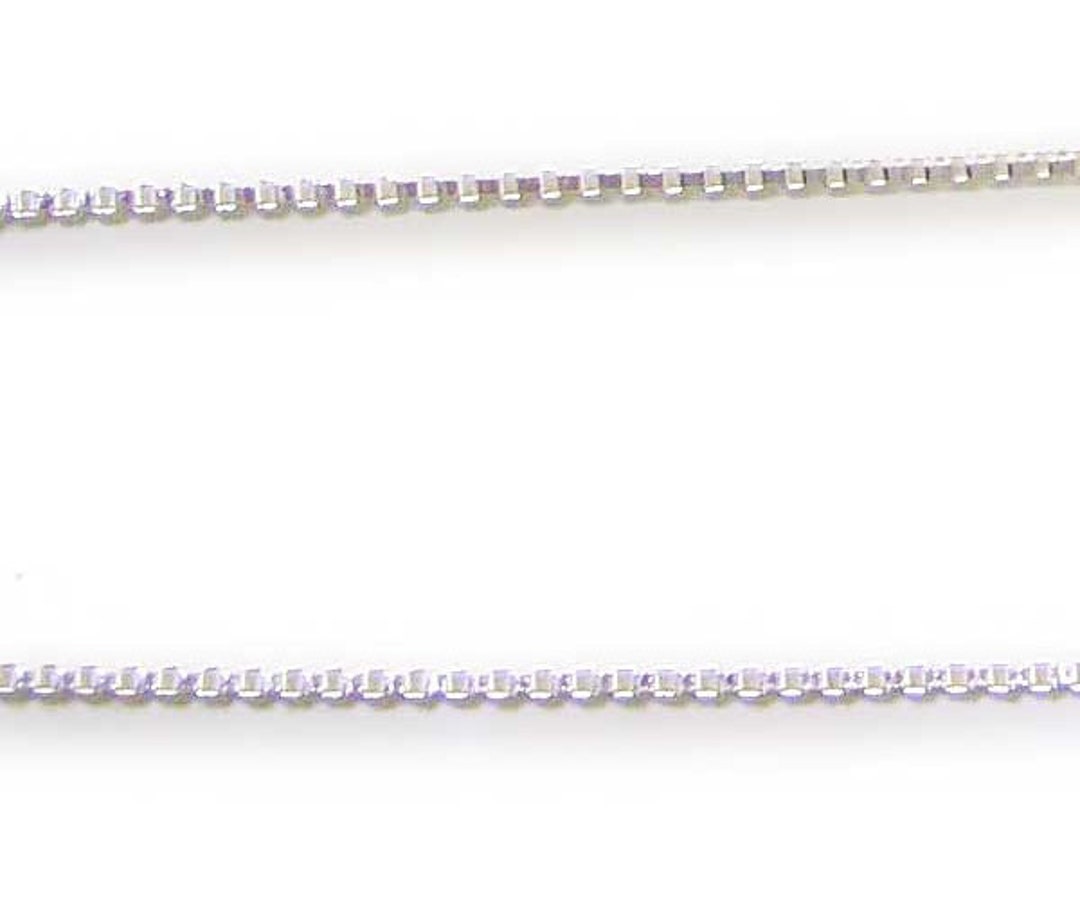 Overlay Chain Box Sterling Silver Box Chain, 18K Gold Overlay, Delicate Necklace - Etsy