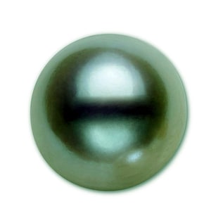 Dark Green High Quality 9.5-10mm Loose AAA Round Pearl Undrilled