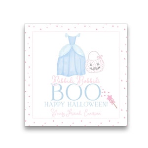 Bibbidi Bobbidi BOO | Cinderella Halloween Gift Tag