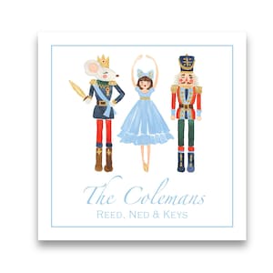 GIFT TAG |  Watercolor Nutcracker Gift Tag