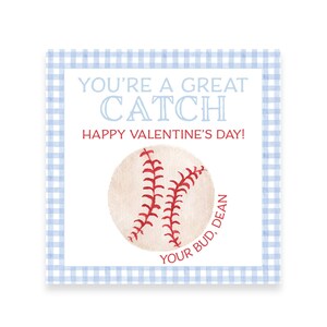 Sei un grande partito / TAG DI SAN VALENTINO con acquerello Baseball