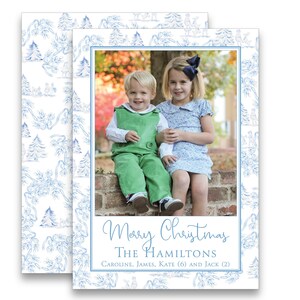 Aquarell Winterszene | Weihnachtskarte | Druck/Versand oder Digitaler Download