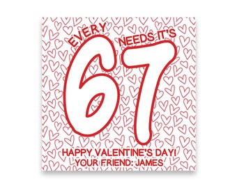 Every 6 needs its 7  | VALENTINE TAG