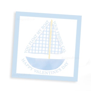Du schwimmst auf meinem Boot | Segelboot Aquarell VALENTINSTAG TAG