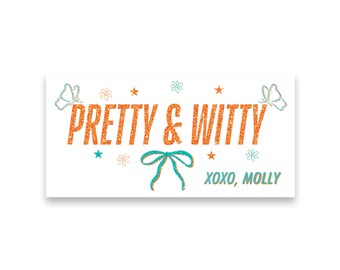 Pretty & Witty | VALENTINE TAG