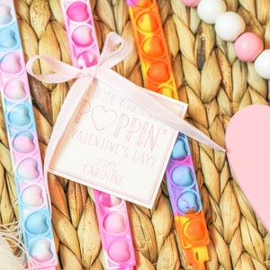 Viel Spaß beim Valentinstag | Pop Bubble Armband Valentine Tag