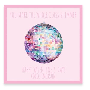 Jij maakt de hele klas SHIMMER | Aquarel VALENTIJNSKAART | Digitale download- en afdruk-/verzendopties
