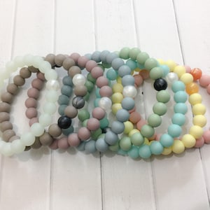 Halia Bracelets - Silicone Bracelet - Sensory Bracelet - Silicone Beads - Fidget Bracelet