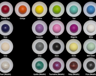 5-500 cuentas de silicona de 19 mm - Cuentas de silicona sin costuras en 21 colores - Venta al por mayor de cuentas de silicona - Joyería DIY
