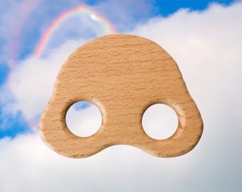 Rainbow Shaped Engraved Wood Shape - DIY Wood