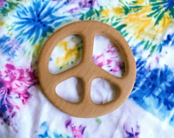 Peace Sign Wood Shape - DIY Wood - Birch - Beech Wood Toy - Wood - Engravable - Personalized