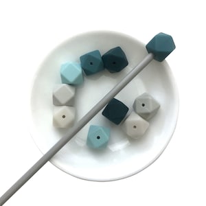 Knitting Needle Stoppers - Ice - Beader Caps - Beader Tips - Back Stoppers - Point Protectors - End Stoppers - Stitch Holder