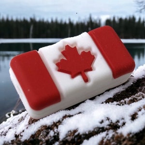 Silicone Canadian Flag Canada Flag Focal Beads - Bulk Silicone Beads Wholesale - DIY Jewelry