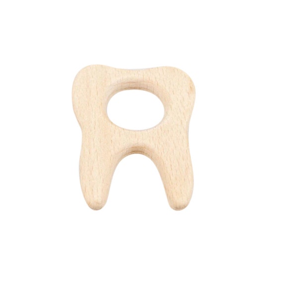 Tooth Wood Teether DIY Wood Teething Birch Teether Beech Etsy