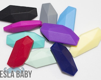 5-60 Willow Leaf Silicone Beads - Seamless Silicone Beads in 12 Colors - Bulk Silicone Beads Wholesale - DIY Jewelry