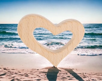 Wood Heart Shape (Maple)