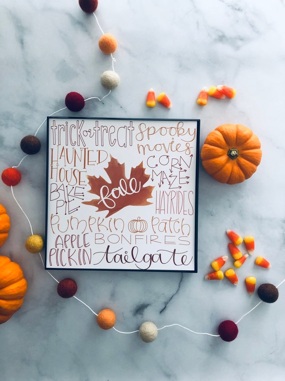 Fall Wanderlist Fall Decor Fall Decorations Indoor Fall Etsy