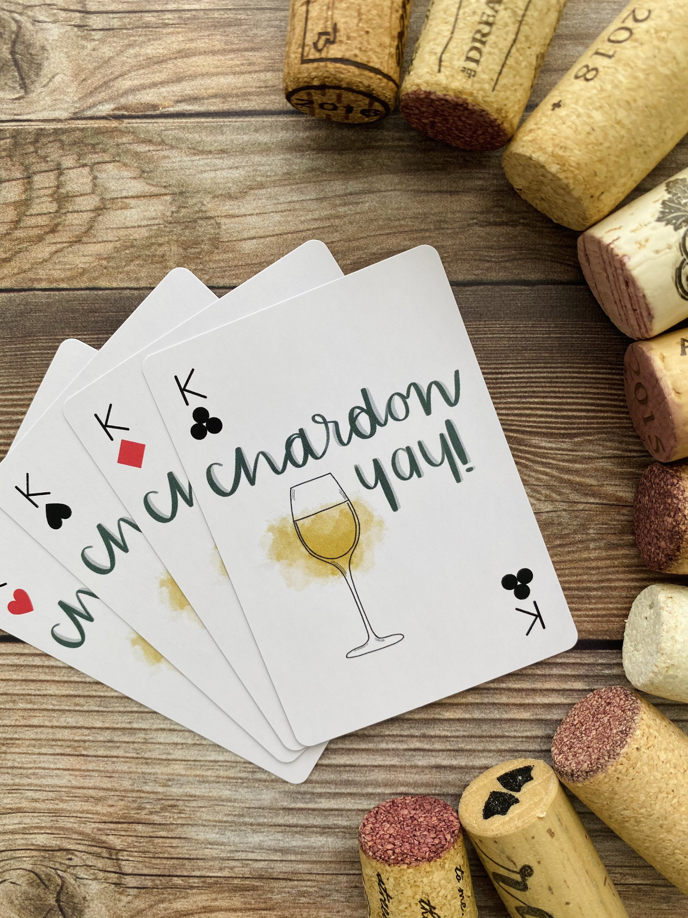 Gift for Wine Lovers Wine Deck of Cards Wine Gifts Bar Cart Etsy