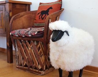 Life-size Medium Sheep Stool Lalanne Style