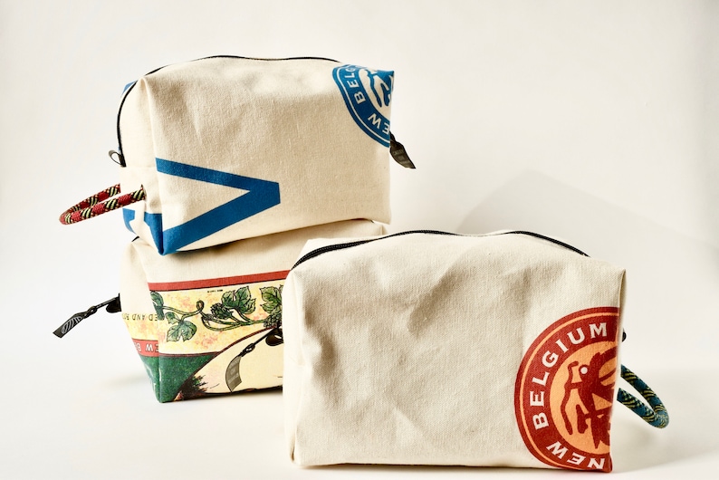 IN STOCK. Upcycled Bag Eco Gift Zero Waste Kit Carry On Kit Reusable Products Kit