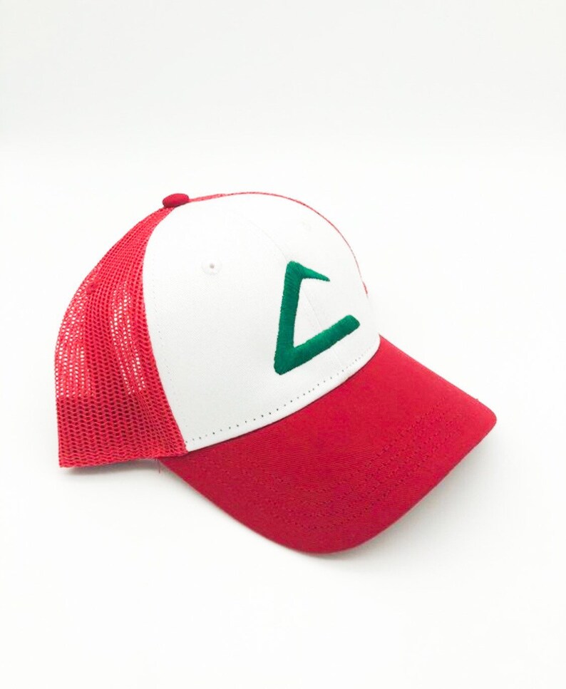 Pokemon Ash Youth Ketchum League Hat Ash Hat Ash Costume Etsy