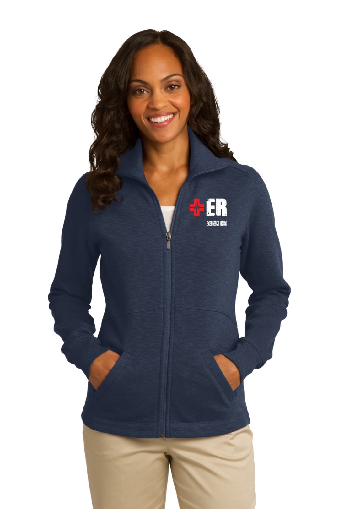 Emergency Nurse Jacket Emergency Department Nursing Jacket Etsy