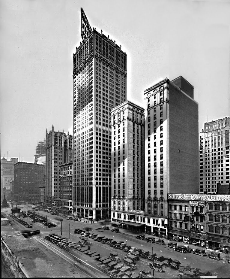 1928 - Cadillac Square Detroit