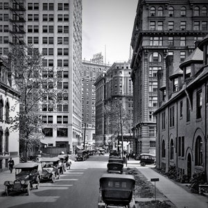 Historic Park Boulevard Detroit with Tuller Hotel - Digital Version