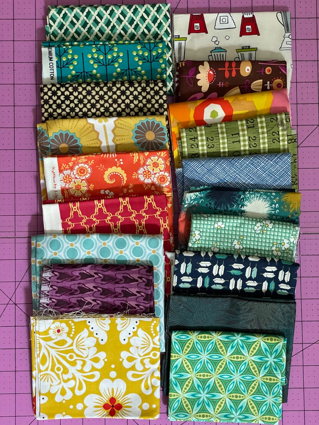 Quilt Shop Quality Cotton Fabric Scrap Bag Bundle 24oz Etsy