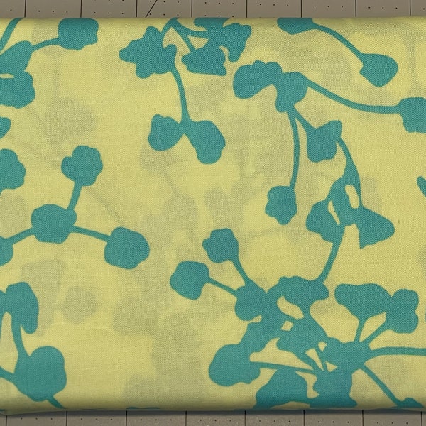 Amy Butler Stash Belle for Rowan Fabrics Coriander Yellow & Blue FQ or More