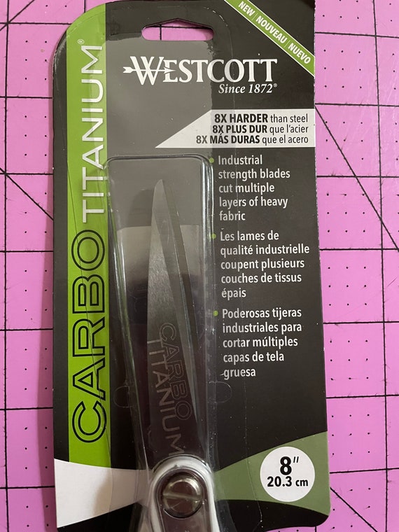 Westcott Heavy Duty Carbo Titanium Bonded 8 Straight Scissors (16464)