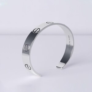 Cartier LOVE Armband 18K Weißgold Size 19