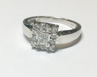 Invisible Set Ring - Etsy