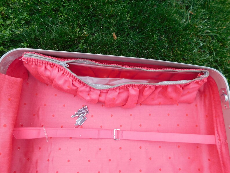 Samsonite Vintage Silhouette 26 Pullman Luggage Suitcase Pink Champagne wOriginal Box RARE