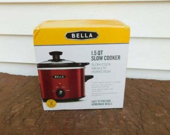 bella 5 qt slow cooker