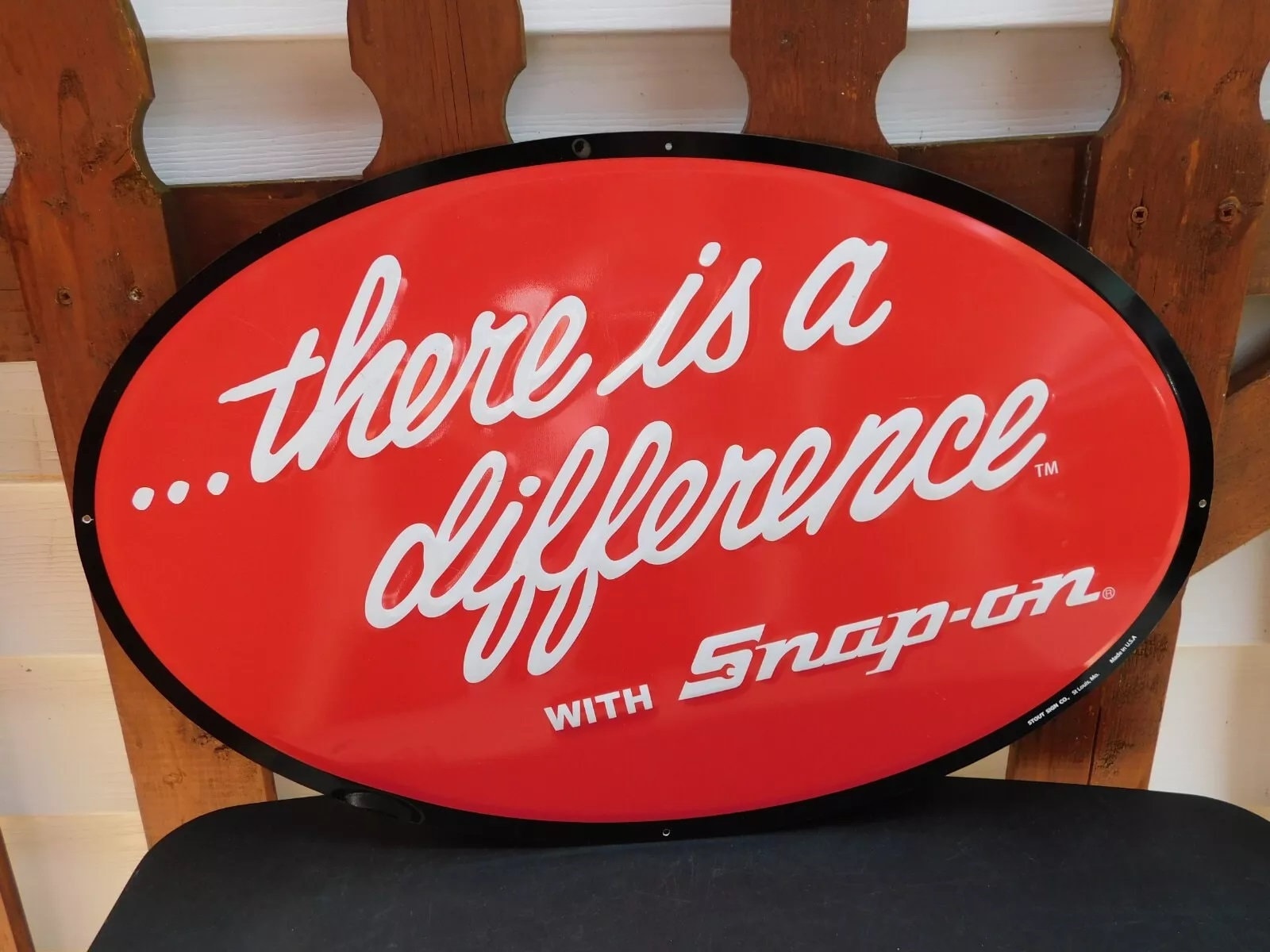 SNAP ON TOOLS Metal Sign “there is a Difference With Snap On” 24