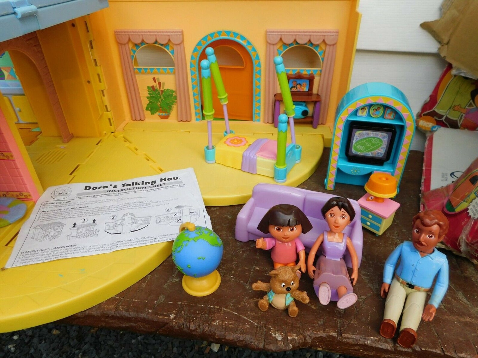Dora The Explorer Talking Doll House Huge Lot Set Playground Figures ...