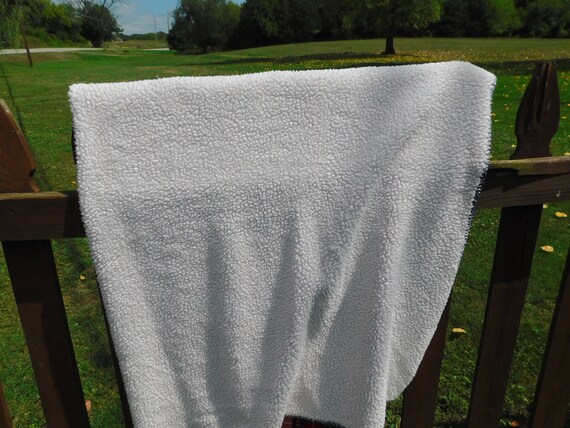 Tommy Hilfiger Plush Sherpa Throw Blanket 50 60 Plaid Christmas