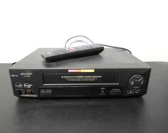 Sharp VC-H995U Video Cassette Player Recorder VCR Plus w/Remote