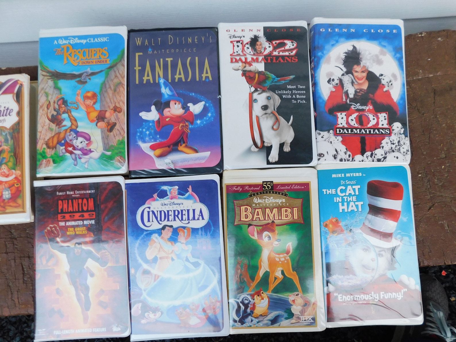 Disney Clamshell VHS Lot of 7 Kids Movies Etsy UK