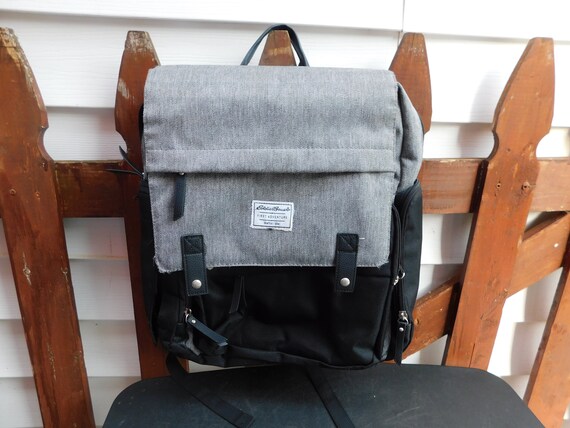 Eddie Bauer Diaper Bag Backpack 1st Adventure grayinsulated Pocket Etsy