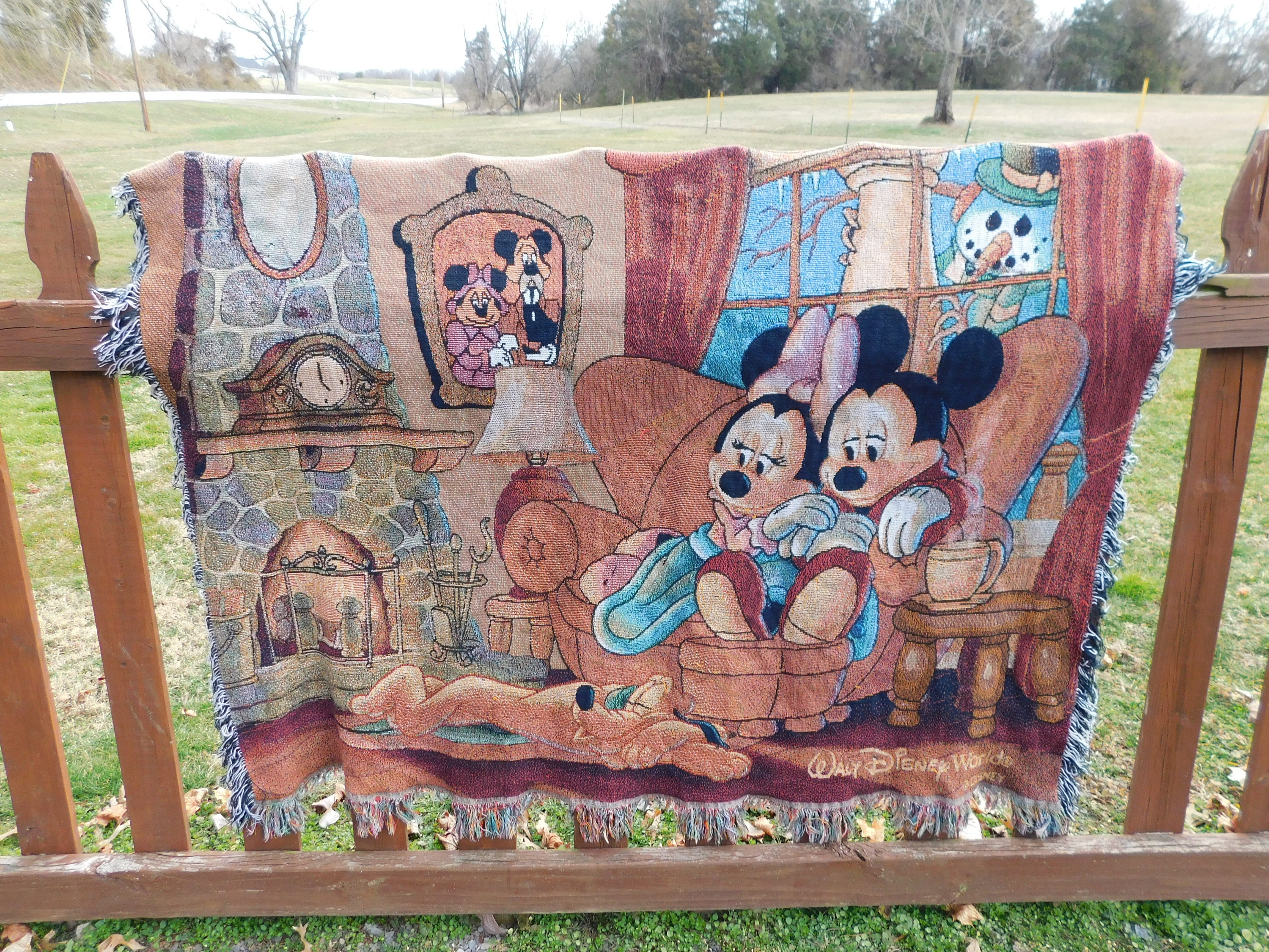 Disney tapestry throw shop