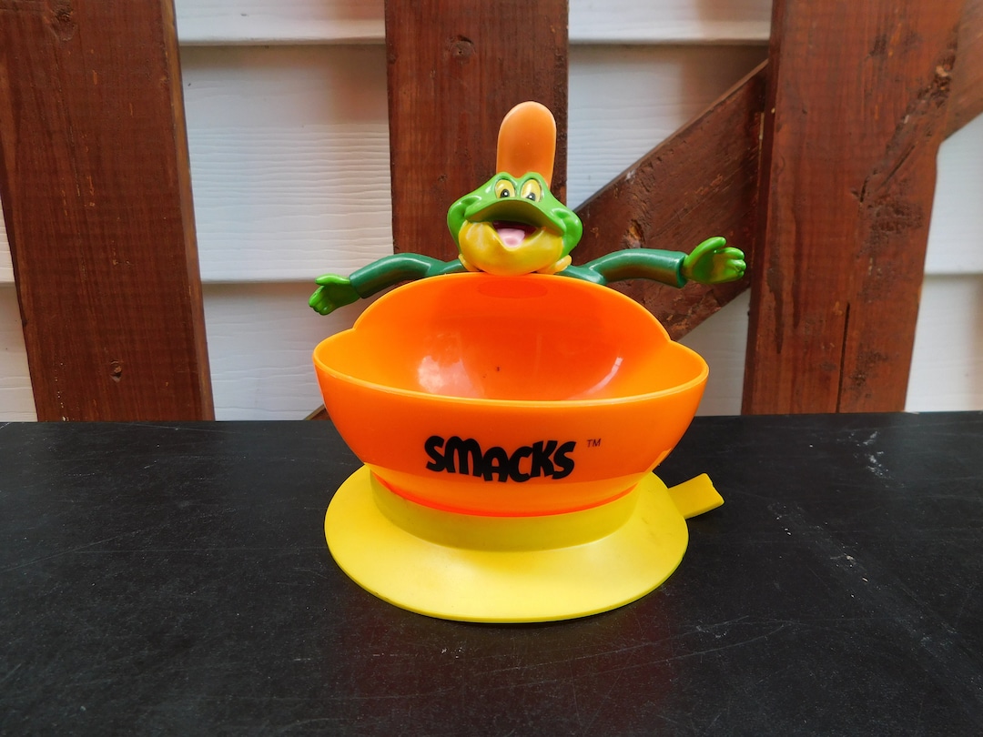 DIG'EM the Frog Kellogg's Team TONY Honey Smacks Cereal Bowl 2000 Advertising Etsy