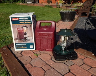 Coleman Lantern 5152C740T Carry Case Original Box Propane 2-Mantle Vintage NEW OLD STOCK Never Used**
