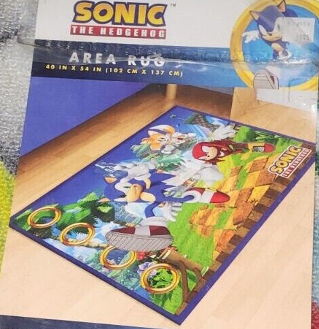Sonic the Hedgehog Area Rug 40x54 Sega New Sealed - Etsy