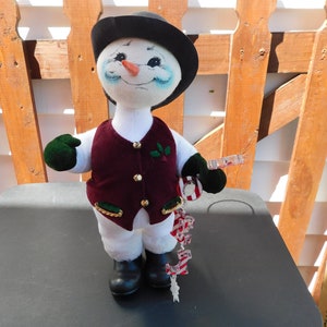 Annalee Mobilitee Dolls 2005 Noel Snowman 15&quot;