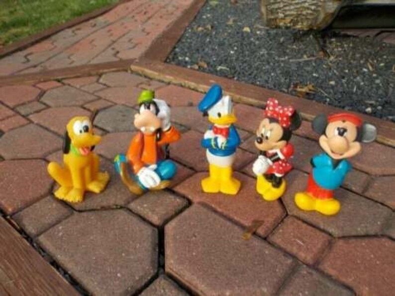 Disney PVC Rubber CE Figures Vintage Figure Toys Etsy
