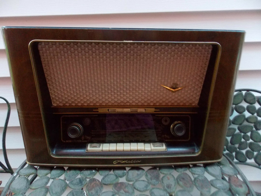Vintage Rare 1955 German Tube Radio NORDMENDE FIDELIO 56 3D - Etsy
